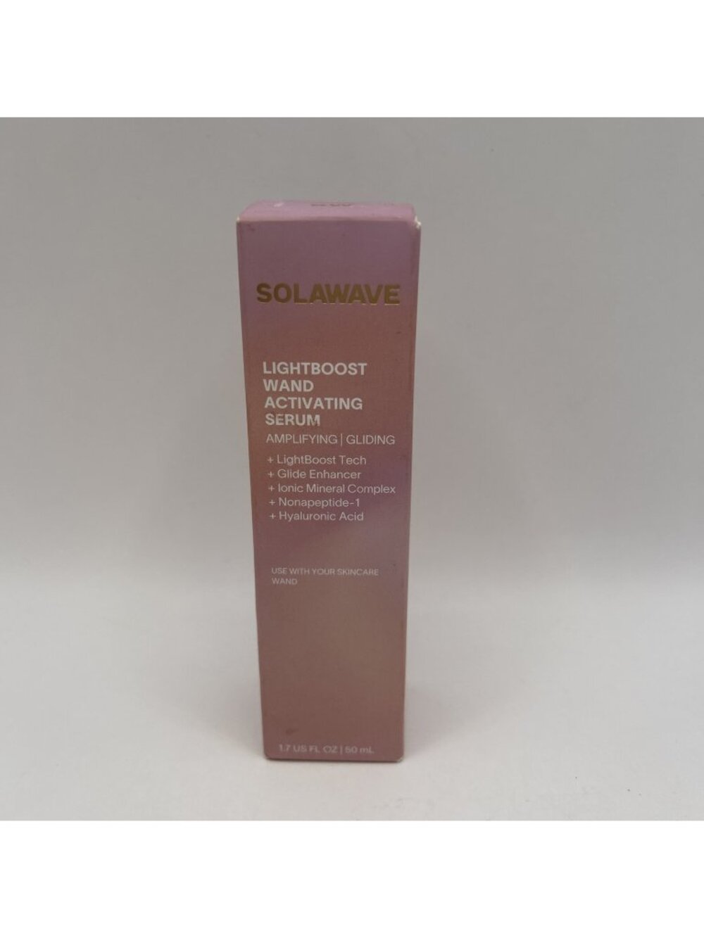 Solawave LightBoost Wand Activating Serum 1.7 fl oz Amplifying Gliding Vegan